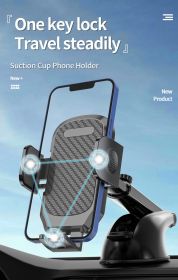 Suction cup car phone bracket telescopic rod dashboard windshield suction cup navigation bracket - JFDFF8414