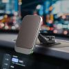 For apple iphone 12 13 cell phone fast charging 15W magsafe bracket car magnetic wireless charger - U991-Coffee-color
