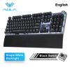 F2088 Mechanical Gaming Keyboard Anti-ghosting 104 brown Switch blue Wired Mixed Backlit Keyborad for Game Laptop PC - China - 108 White backlight