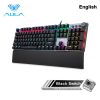 F2088 Mechanical Gaming Keyboard Anti-ghosting 104 brown Switch blue Wired Mixed Backlit Keyborad for Game Laptop PC - China - 108  black switch