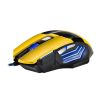 Computer Mouse Gamer Ergonomic Gaming Mouse USB Wired Game Mause 5500 DPI Silent Mice With LED Backlight 7 Button For PC Laptop - yellow