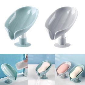 Leaf Shape Soap Box Drain Soap Holder Box Kitchen Sponge Storage Rack Bathroom Shower Soap Self Bathroom Supplie Kitchen Gadget - 02 - SPAIN