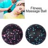 EVA Ball Yoga Fitness Roller Muscle Fascia Relax Body Foot Leg Neck Massager - Black Pink