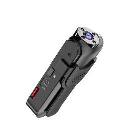 AD718 1080p Body Camera Mini Digital HD Camera Micro Cam Motion Snapshot Loop Recording Camcorder Video Cam built in 32GB - black