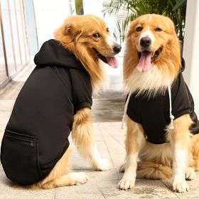 Pet Hoodie For Small Medium Large Dogs; Soft Fleece Dog Clothes With Hat & Pocket; Pet Winter Apparel - Red - S