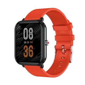 Smart bracelet MX09 calls to remind heart rate; blood pressure; blood oxygen; temperature; sleep monitoring; smart sports watch - orange
