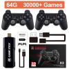 128G 40000 Games Retro Game Console 4K HD Video Game Console 2.4G Double Wireless Controller Game Stick For PSP PS1 GBA - 64G 30K Games