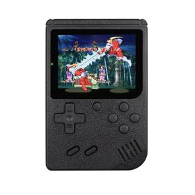 Retro Portable Mini Handheld Video Game Console 8-Bit 3.0 Inch Color LCD Kids Color Game Player Built-in 400 games - China - Black