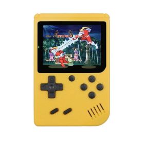 Retro Portable Mini Handheld Video Game Console 8-Bit 3.0 Inch Color LCD Kids Color Game Player Built-in 400 games - China - Yellow