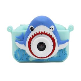 3D Cartoon Digital Camera Dinosaur Animal Shark Unicorn 20MP Children Mini Cameras Toy Take Pictures And Videos Play Games - Red - 32GB