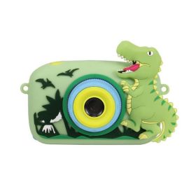 3D Cartoon Digital Camera Dinosaur Animal Shark Unicorn 20MP Children Mini Cameras Toy Take Pictures And Videos Play Games - Black - 32GB
