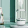 Anti Gravity Humidifier Water Drop Backflow Aromatherapy Machine Large Capacity Office Bedroom Quiet Heavy Fog Household Sprayer - White