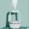 Anti Gravity Humidifier Water Drop Backflow Aromatherapy Machine Large Capacity Office Bedroom Quiet Heavy Fog Household Sprayer - White