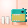 Children Instant Camera Print Camera 1080P Video Photo Digital Camera With Print Paper For Child Birthday Christmas Gift - Green-2 Rolls