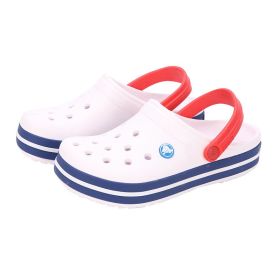 Factory direct sales Dongdong shoes men and women's Kaloban summer light casual beach shoes sandals 11016 lovers - White Denim Blue - M8-W10(41)