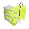 4pcs Packing Cubes Suitcase Organiser Packing Bags Luggage Organiser Set  - Green
