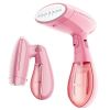 Handheld Garment Steamer Ironing Transparent Water Tank Foldable Portable Bed Sheets Travel Curtains Dormitory Pink - pink