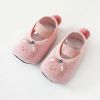 Baby Girl Cartoon Pattern Non-Slip Toddler Shoes With Tail Design Floor Socks - XS (0-6M) - Pink