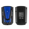 Radar Detector Car 16 Band V7 Speed Safety Voice Alert Car Radar LED Display City Highway Mode Auto 360° Detection - Black & Blue