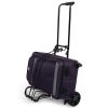 Folding Luggage Cart, Black, 39" x 13" (15" Platform), 3lbs Empty, 75lbs Capacity - Black