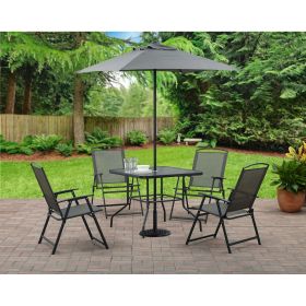 6 Piece Outdoor Patio Dining Set - Gray