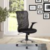 Techni Mobili Medium Back Mesh Assistant Office Chair, Black - as Pic