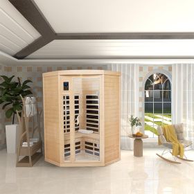 Pentagonal hemlock sauna room - as Pic