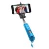 Outdoor Traving Bluetooth Telescoping Extendable Monopod Selfie Stick - Blue - Selfie Stick