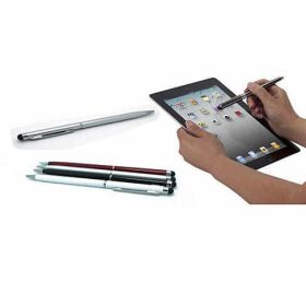 Aristocrat 2 in 1 stylus pen with built in pen and stylus - Black