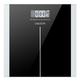 180Kg Slim Waist Pattern Personal Scale Black