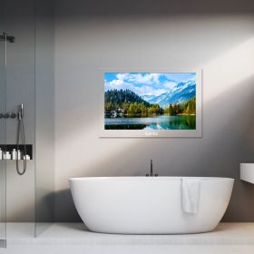 Sylvox 24 inch LED Mirror TV, 1080 Resolution, IP65 Waterproof for Bathroom with Wifi Bluetooth