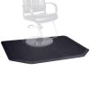 3.8' x 5' Salon Mat for Hair Stylist, Barber Shop Salon Chair Mats, Comfort Salon Hexagon Mat, Black - black