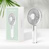 Summer Portable Mini Fan 3 Speed Adjustable Fan USB Rechargeable - white