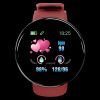 D18 Men's Ladies Waterproof Sports Smart Watch - red