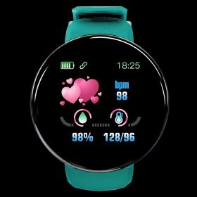 D18 Men's Ladies Waterproof Sports Smart Watch - green