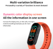 M6 Smart Bracelet Heart Rate Blood Pressure Bluetooth Music Weather Sleep Monitoring Smart Sports Bracelet - Black