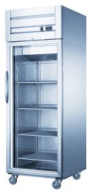Dukers Commercial  Refrigerator & Freezer in Stainless Steel - stainless ateel - R290