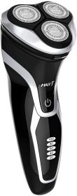 Electric Razor, MAX-T Corded and Cordless Rotary Shaver for Men with Pop Up Trimmer,IPX7 100% Waterproof Wet Dry (7109 with Wall Adapter) YF