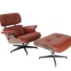 High grade vintage 8 layer leather plywood ergonomic design office chair - Light brown