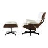 High grade vintage 8 layer leather plywood ergonomic design office chair - White(1)