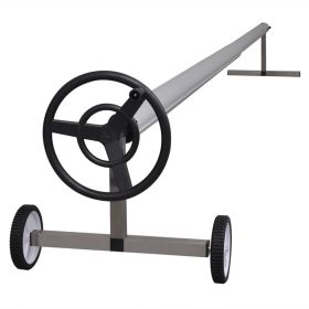 vidaXL Pool Cover Roller with Stainless Steel Base - 90714