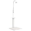 vidaXL Garden Shower White Wood - White