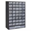 41-Drawer Plastic Storage Cabinet Tool Box - Black