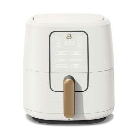 6 Quart Touchscreen Air Fryer, White Icing by Drew Barrymore - oyster grey