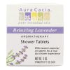 Aura Cacia - Aromatherapy Shower Tablets Relaxing Lavender - 3 Tablets - 0414383