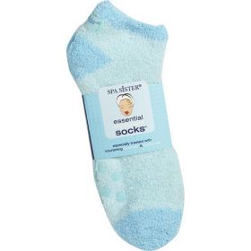 SPA ACCESSORIES by Spa Accessories SPA SISTER ESSENTIAL MOIST SOCKS WITH JOJOBA & LAVENDER OILS (BLUE)