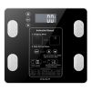 Smart Digital Bathroom LCD Weight Body Scale BMI Tempered Glass 400lbs/180kg - Black