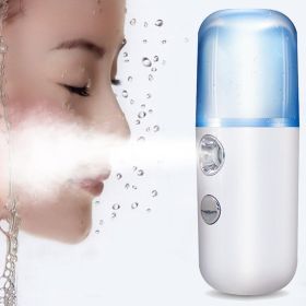 Mist Sprayer Mini 30ml Nano Portable Face Spray Facial Body Steamer Moisturizing Skin Care Humidifier Instruments - USB 5 30ml pink