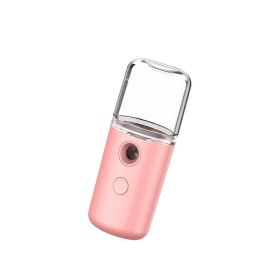 Mist Sprayer Mini 30ml Nano Portable Face Spray Facial Body Steamer Moisturizing Skin Care Humidifier Instruments - USB 4 30ml pink