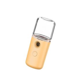 Mist Sprayer Mini 30ml Nano Portable Face Spray Facial Body Steamer Moisturizing Skin Care Humidifier Instruments - USB 4 30ml yellow